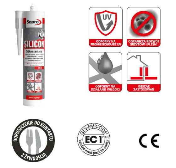 Силікон Sopro Silicon SZARY №15 (сірий) 310 мл Киев