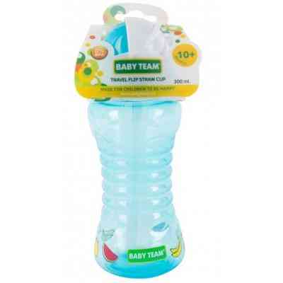 Поїльник-непроливайка Baby Team 300 мл блакитний (5005_блакитний) Вінниця