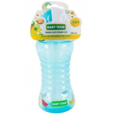 Поїльник-непроливайка Baby Team 300 мл блакитний (5005_блакитний) Вінниця - фото 3