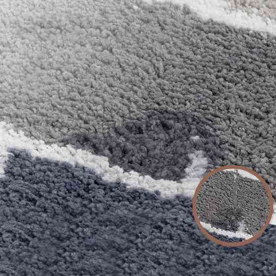 Коврик для ванной и душа Bathlux 40x60 см, влаговпитывающий, мягкий плотный ворс микрофибра Каменец-Подольский