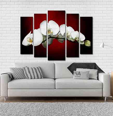 Модульна картина Біла орхідея Art-127_5 Київ
