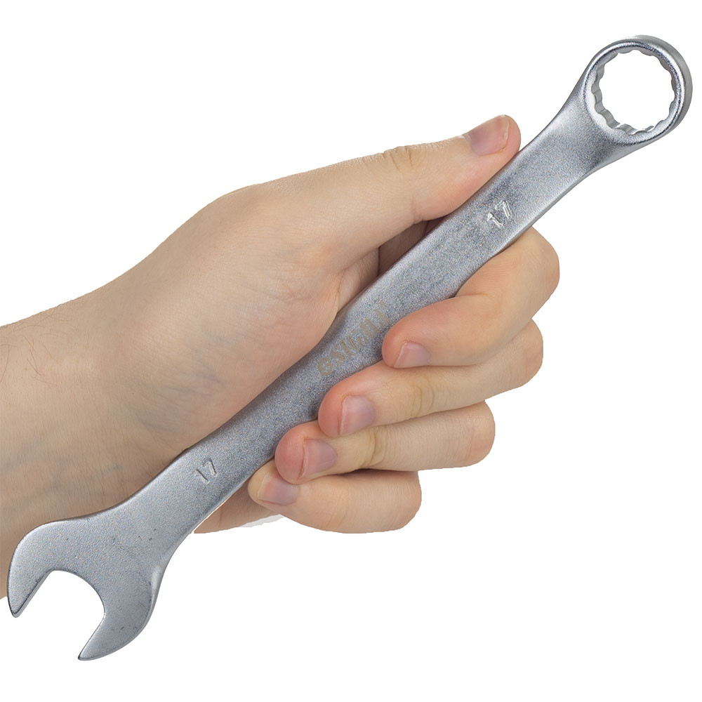 Ключ ріжково-накидний 17 мм CrV satine SIGMA (6021171) Київ - фото 7