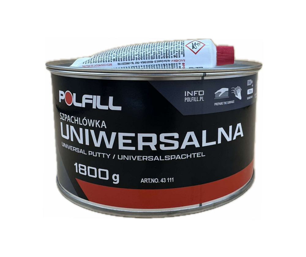 Шпаклівка універсальна + затв. 1,8 кг бежева Polfill Київ - фото 1