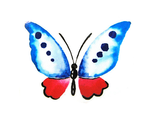 Наклейка для декору маленький Метелик Київ - фото 1