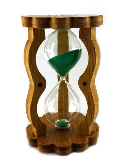 Часы песочные настольные 10 мин дерево Киев - изображение 1