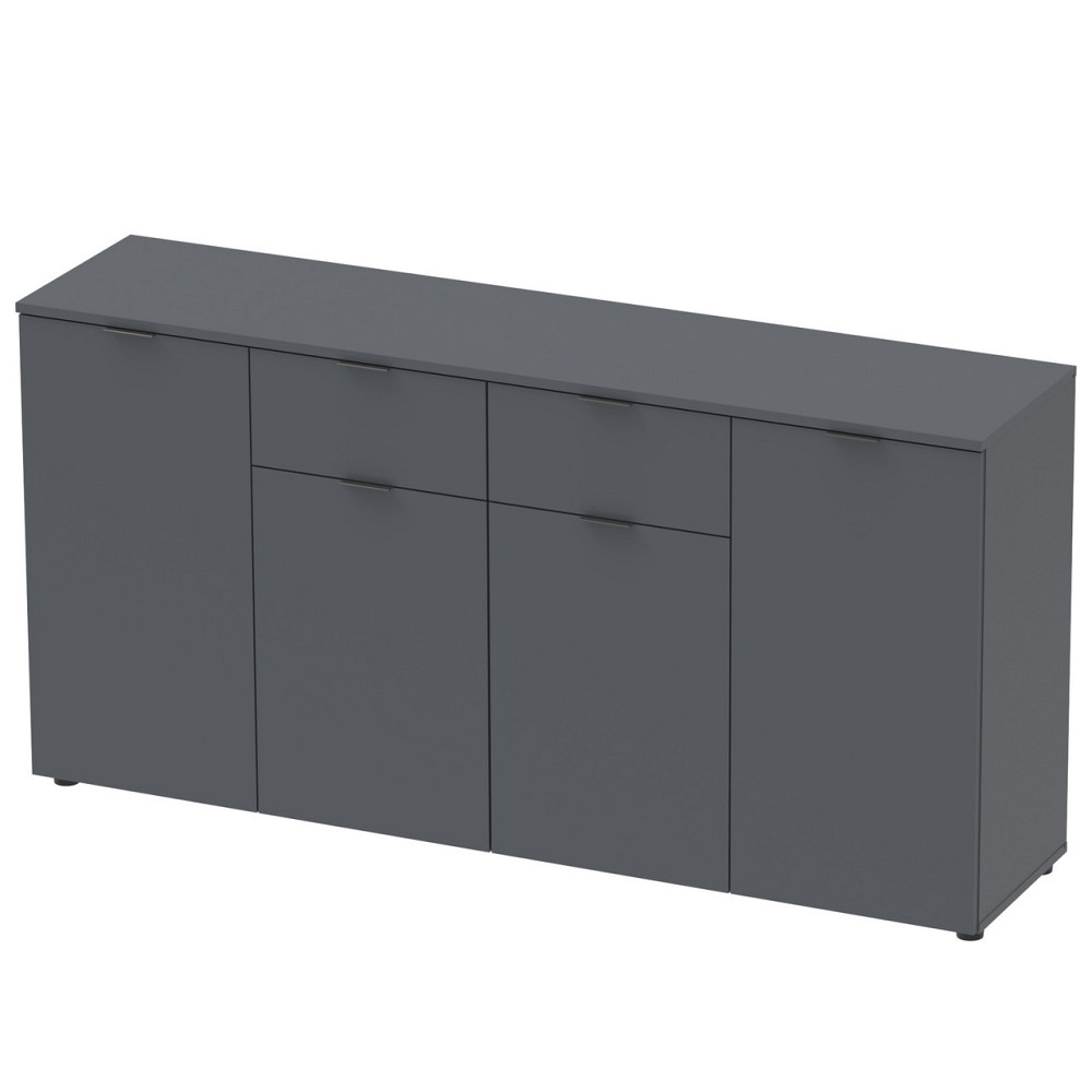 Комод в гостиную Doros Рон 7 160х38х81 см Графит (DRS-011305) Днепр - изображение 4