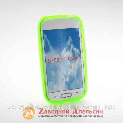 Samsung S7562 S7560 S7572 S7582 чехол+пленка Cover green Одесса