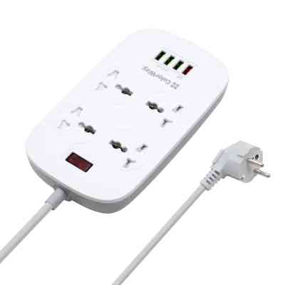 Мережевий фільтр живлення ColorWay 4 розетки/4USB White 1.8м (1QC3.0 + 3 AUTO ID) (CW-CHU44QW) Вінниця