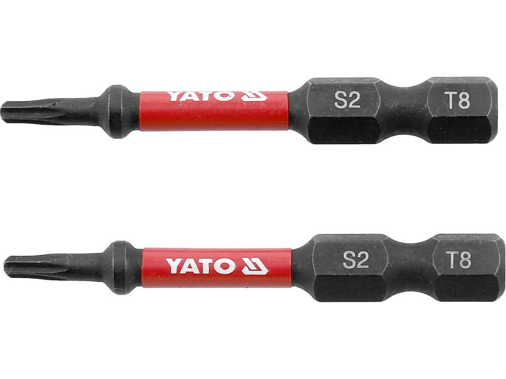 Насадка викруткова ударна YATO TORX T8 х 50 мм. HEX 1/4