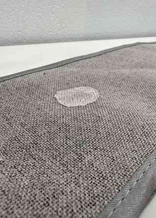 Комплект штор VR-Textil 100% блэкаут ASHEN NIGHT 150х270 2шт и Тюль 600х270 1848ш-1153т кофейно-серый с белым 71-085/5 Киев