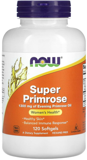 Масло вечерней примулы Now Foods Evening Primrose Oil 120 капс Киев - изображение 1