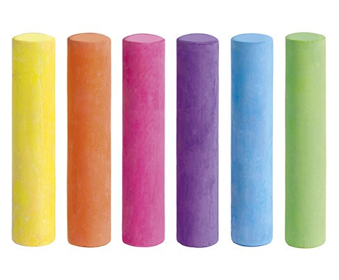 Набір крейди кольорових Jovi Classcolor Street 6 кольорів, d25мм (1030) Киев - изображение 2