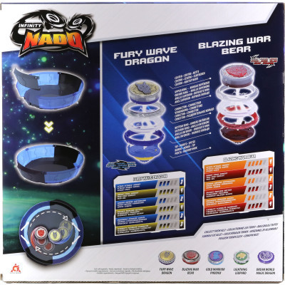 Волчок Auldey Infinity Nado VI Battle Set Fury Wave Dragon vs Blazing War Bear (EU654181) Винница - изображение 7