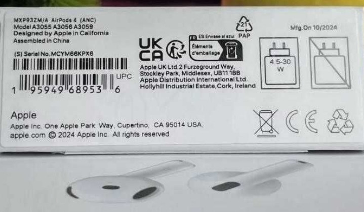 РОЗПРОДАЖ! Безпровідні навушники Airpods 4 + чохол на кейс! Харьков - изображение 5