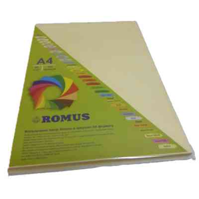 Папір Romus A4 160 г/м2 100sh Vanilla-beige (R50560) Вінниця