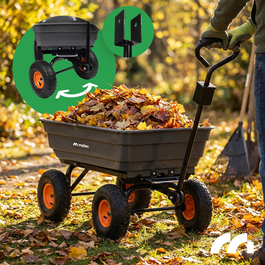 Тележка садовая 75л 300кг Maltec (Польша) Киев - изображение 17