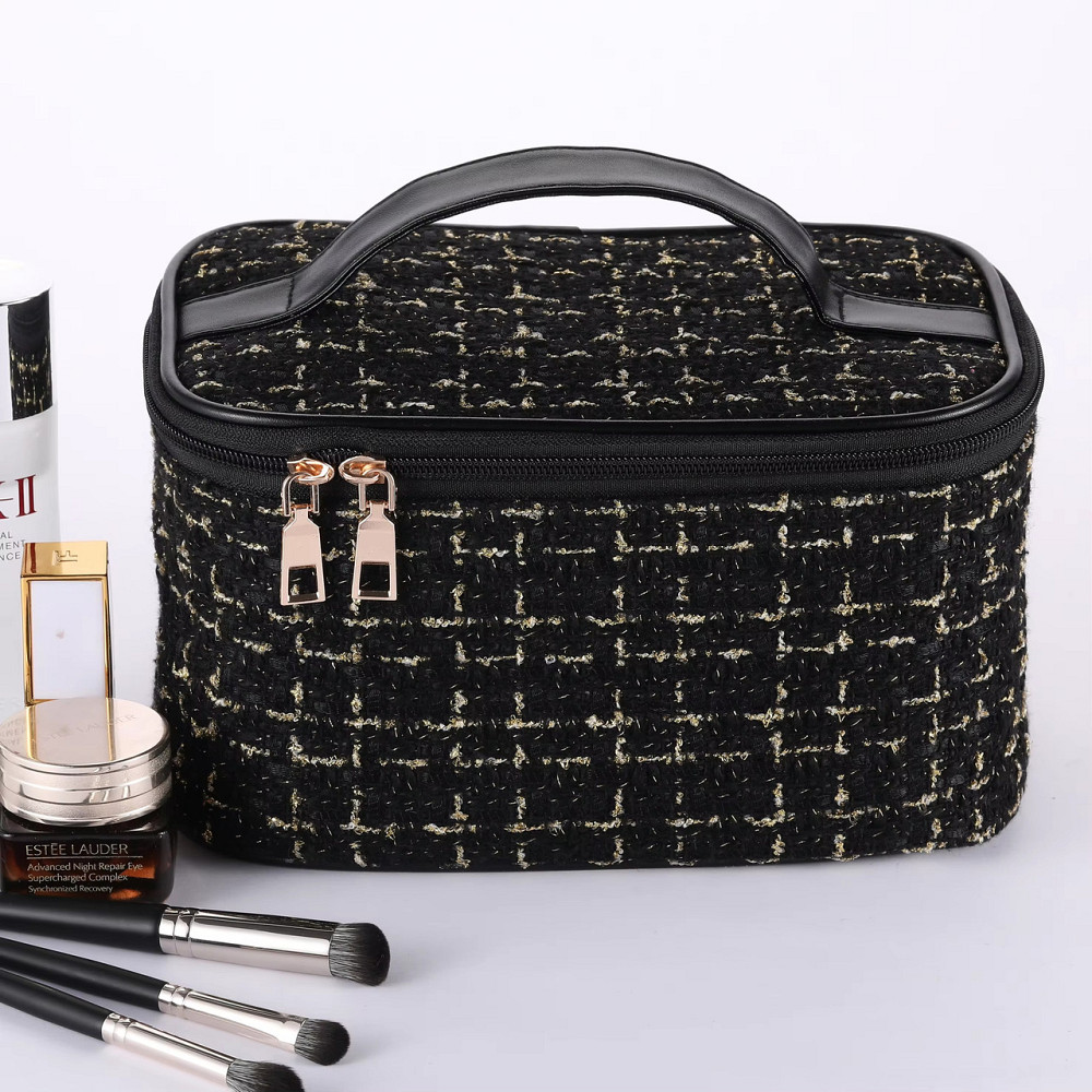 Косметичка женская винтажная, дорожная, черная Каменец-Подольский - изображение 5