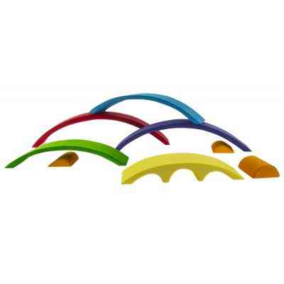 Конструктор Nic деревянный Мост радужный (NIC523332) Вінниця