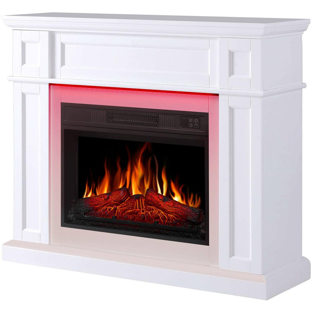 Каминокомплект ArtiFlame Linz AF23S белый с LED подсветкой, обогревом и звуком горения огня Львов - изображение 3