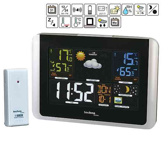 Метеостанция Technoline WS6442 Black (WS6442) Вінниця