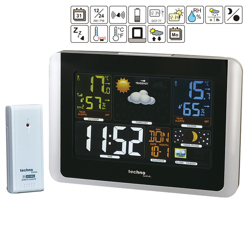 Метеостанция Technoline WS6442 Black (WS6442) Вінниця - фото 5