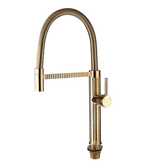 Змішувач для кухні Mixxus Premium Spark 017 GOLD (MI6972) Київ
