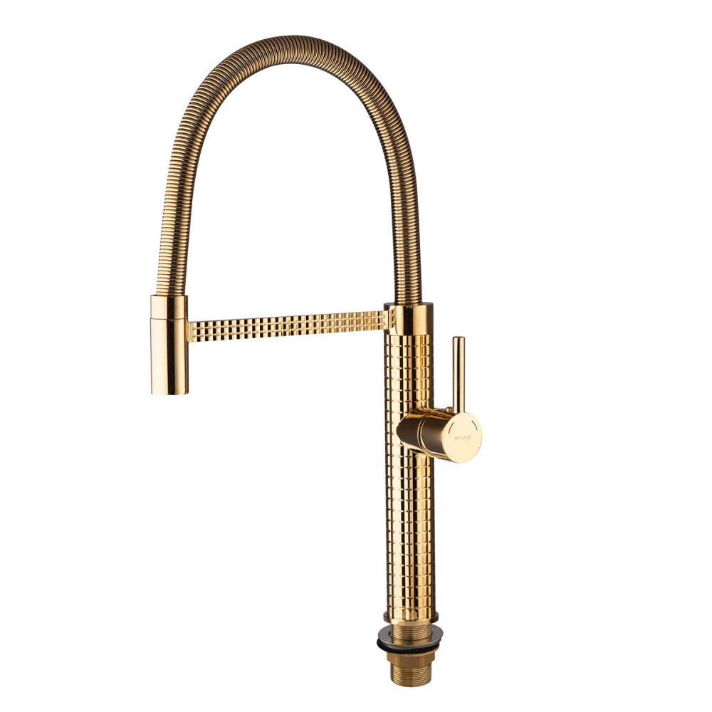 Змішувач для кухні Mixxus Premium Spark 017 GOLD (MI6972) Київ - фото 4