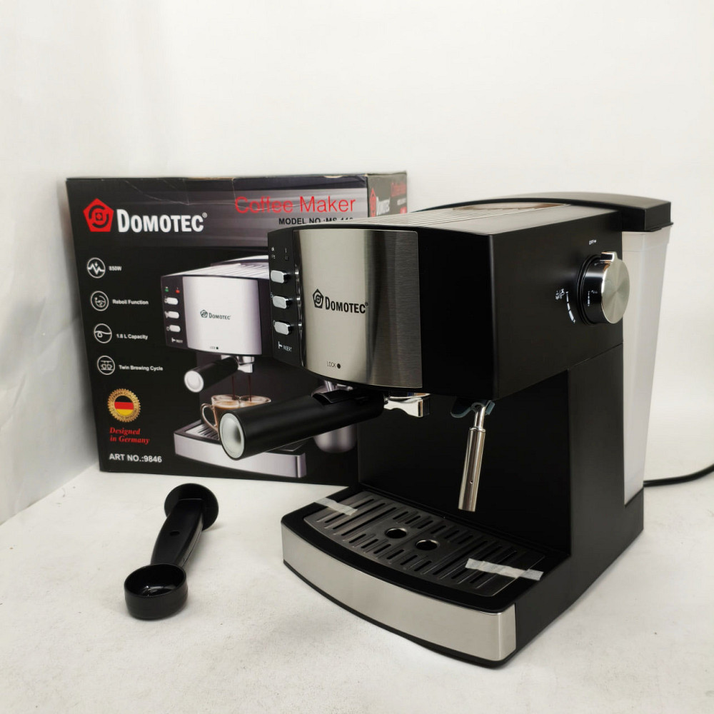 Бытовая электрическая кофеварка для дома Domotec MS-113, Домашняя кофеварка для приготовления напитков HR-84 Львов - изображение 5