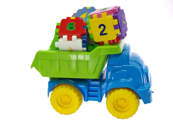 Детский игровой песочный набор 013585 с развивающим кубиком Голубой с салатовым Винница