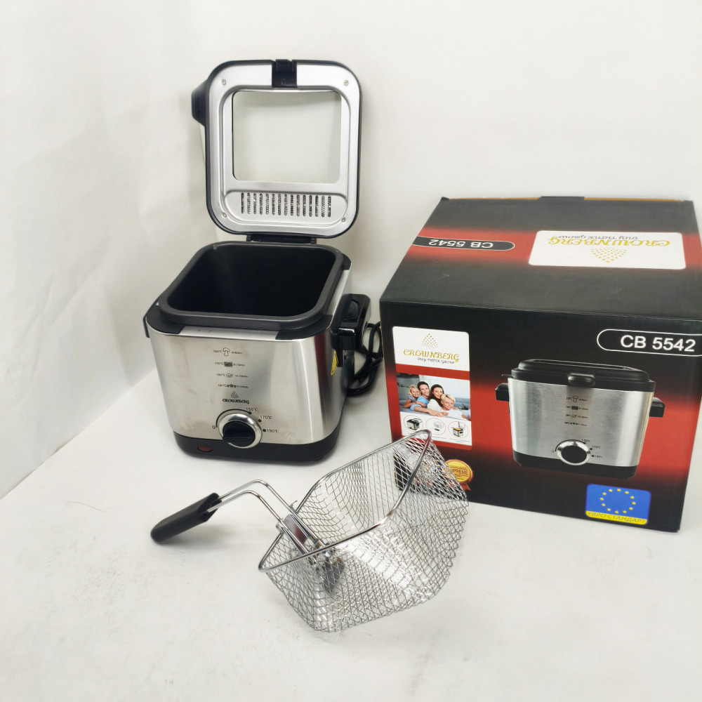 Фритюрниця для дому на 1.5л Crownberg CB-5542 1200Вт SN-70 Львів - фото 12