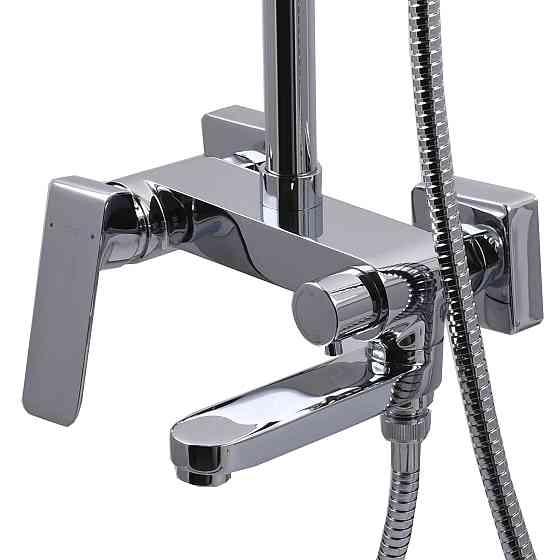 Душова система TOPAZ ODISS TO 18102-H52 з виливом, комплект, кругла штанга Н-130см Луцк