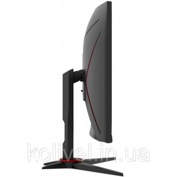 TFT 23.6" AOC C24G2AE/BK, VA, 165Гц, вигнутий, D-SUB, DP, HDMI x 2, колонки, чорний (C24G2AE/BK) Київ - фото 4