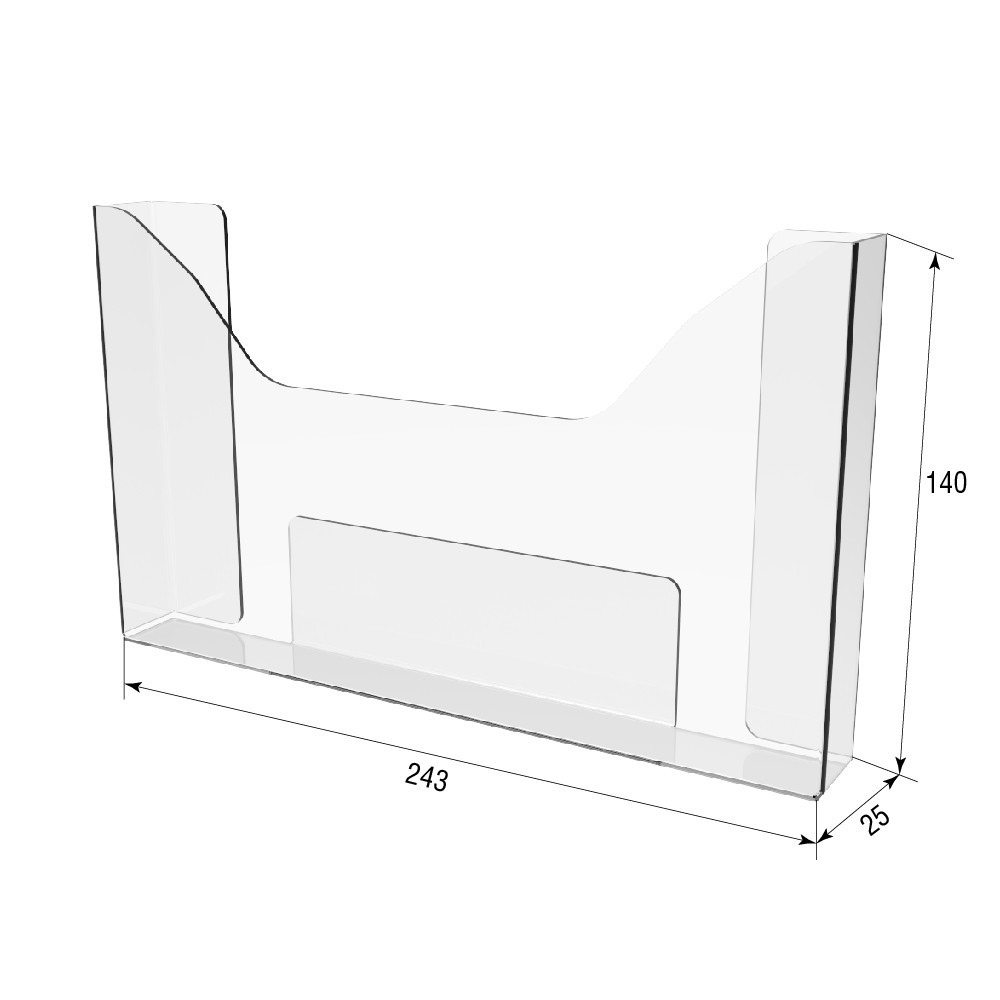 Кишені буклетниця EKOSTAR 240х140х25мм гор Київ - фото 3