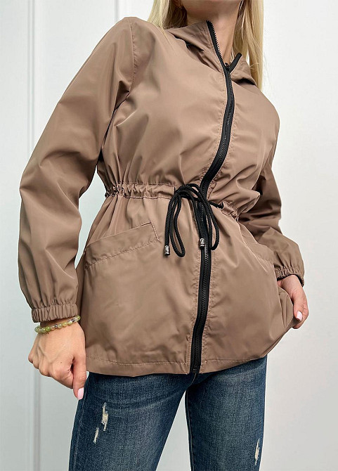 Жіноча подовжена вітровка на підкладці "Lexy" оптом | Батал Київ - фото 4