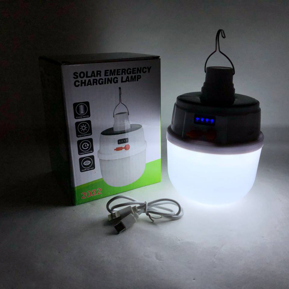 Переносной кемпинговый светильник JD 2022 LED лампа на аккумуляторе с солнечной панелью для отдыха Київ - фото 5