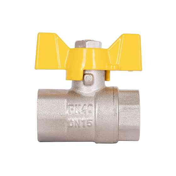 Кран кульовий Thermo Alliance Base 1/2" ВР для газу (метелик) SD602G15 Київ