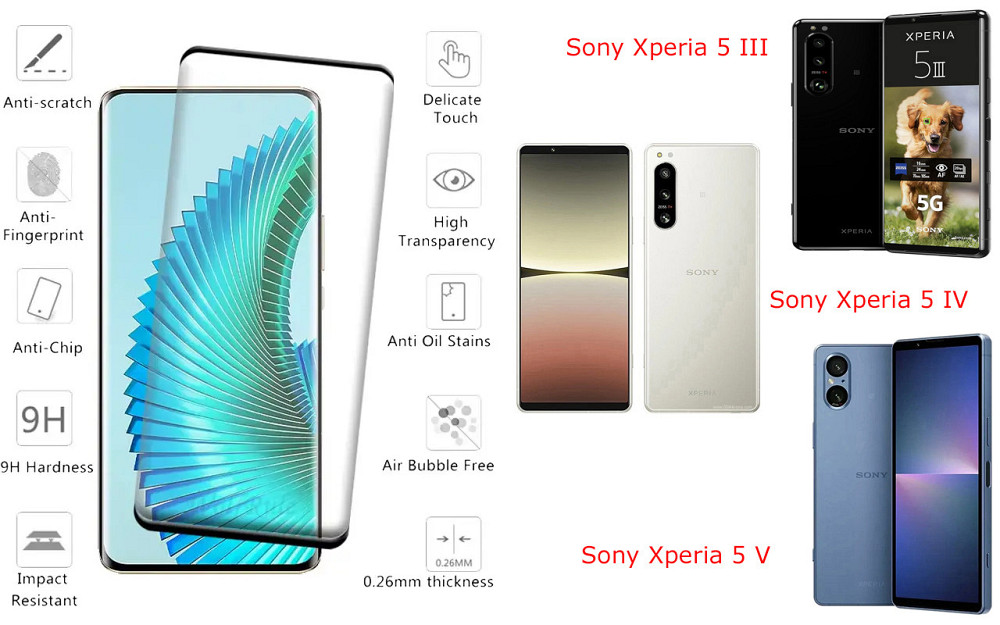 Захисне скло HyperGlass Pro для Sony Xperia 5 III, Xperia 5 IV, Xperia 5 V – максимальна чутливість та захист Київ - фото 2
