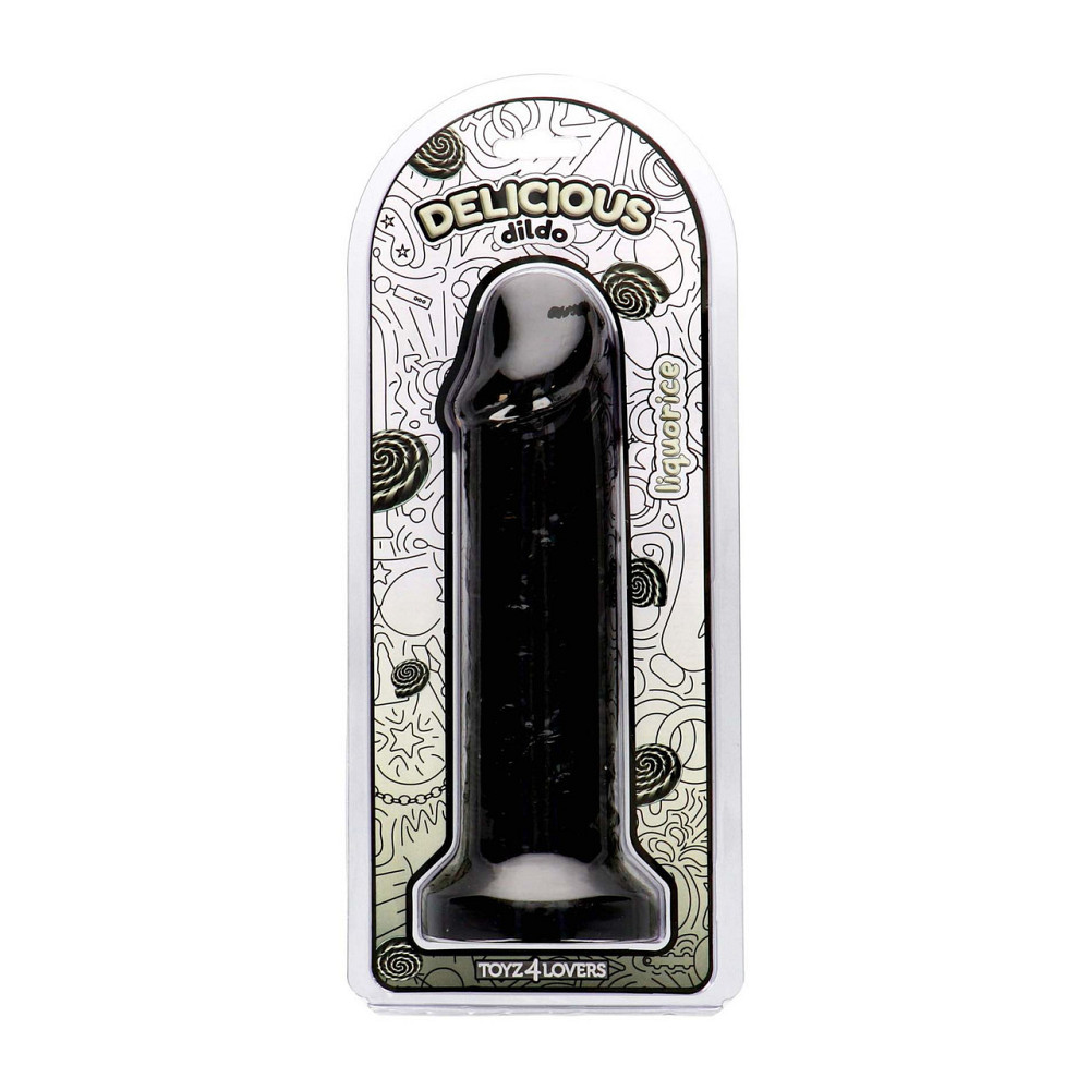 Фалоімітатор з ароматом лакриці - Toyz4lovers Delicious Dildo Liquorice, 25 см Sex Aura Київ - фото 2