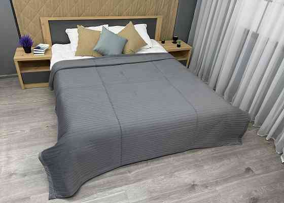 Покрывало велюровое King Size 220х240 см цвет серый (85-208) Киев