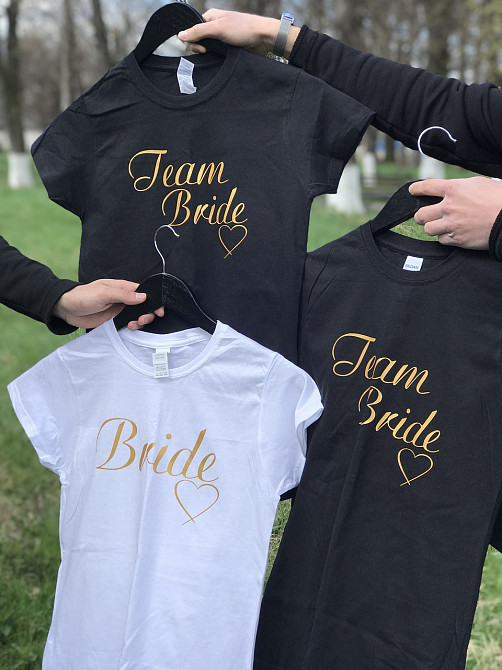 Женские футболки на девичник 