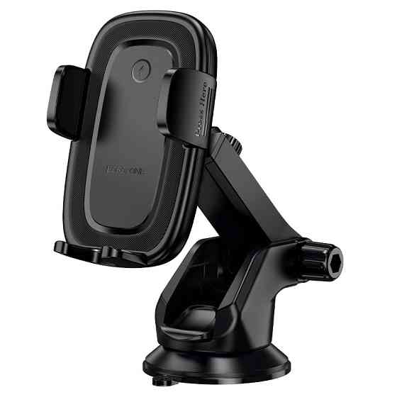 Автомобильный держатель для телефона с БЗП BOROFONE BH223 Follower push-type wireless fast charging car holder(center console) Одесса