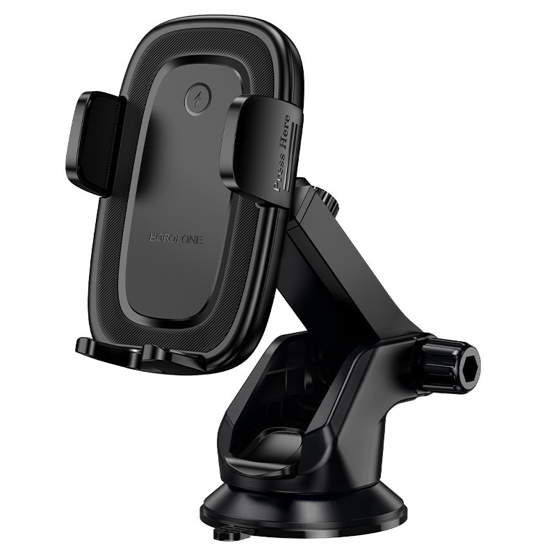 Автомобильный держатель для телефона с БЗП BOROFONE BH223 Follower push-type wireless fast charging car holder(center console) Одесса - изображение 1