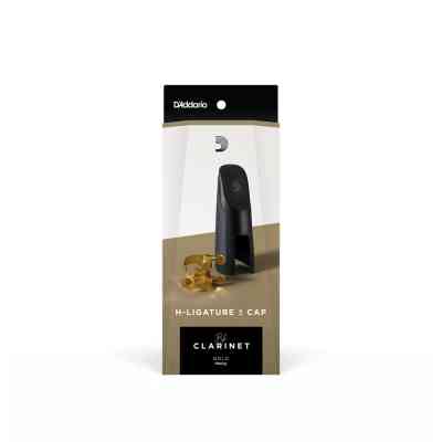 Лигатура для кларнета D'Addario H-Ligature & Cap For Bb Clarinet Gold-Plated (HCL1G) Винница