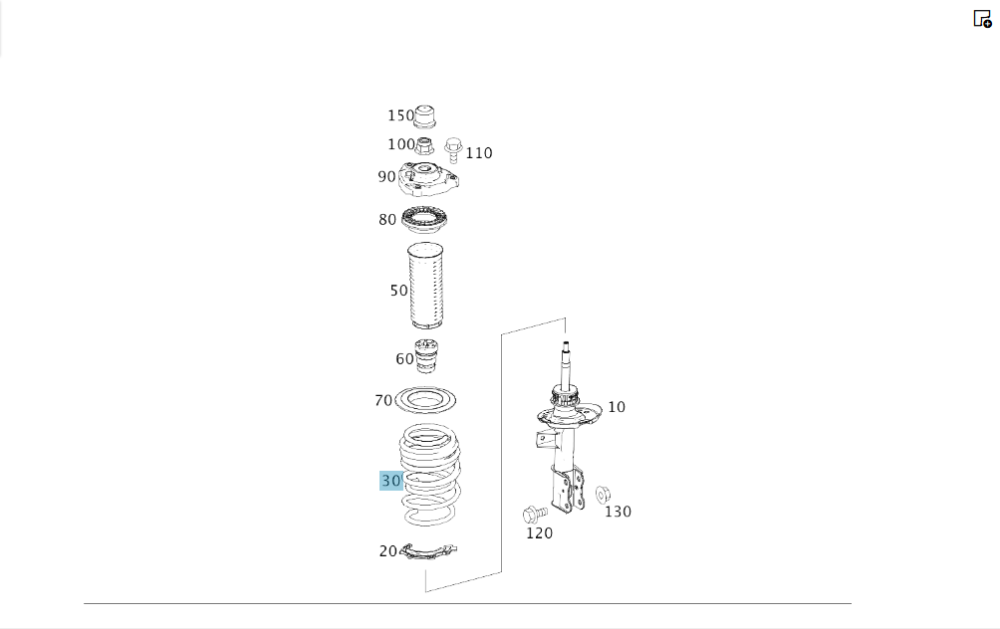 Mercedes-Benz  A2463210904 Передня пружина CLA Shooting Brake X117 CLA C117 A-class W176 B-class W246 Одеса - фото 2