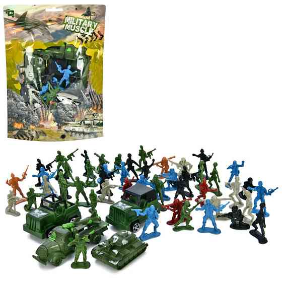 Cолдатики в наборах L-266 фігурки, техніка 4 шт, у кульку 22,5-17,4 см Вінниця