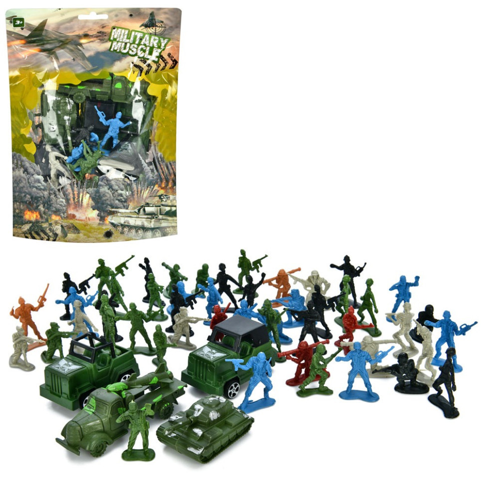 Cолдатики в наборах L-266 фигурки, техника 4 шт, в кульке 22,5-17,4 см Винница - изображение 1