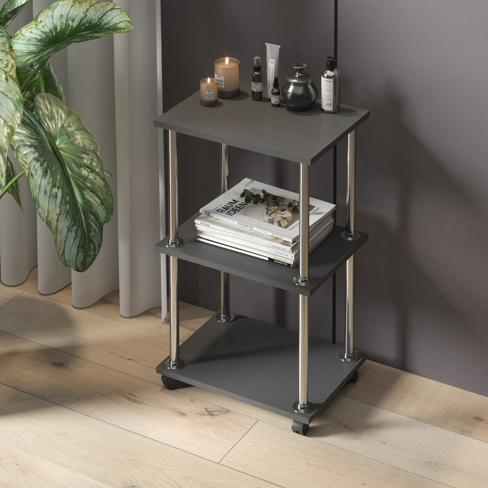 Полка стеллаж VAYS, на колесиках, косметологическая тележка D-9 Львов - изображение 2