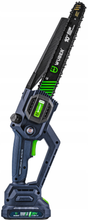 Акумуляторна пила ланцюгова + 2 акумулятори 2А·год 20В + 2 шини Wuber (Польща) Київ