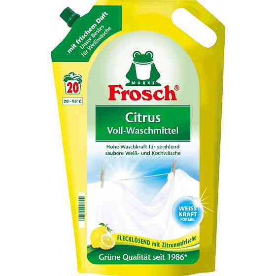 ГЕЛЬ ДЛЯ СТИРКИ FROSCH ЦИТРУС 1,8 Л. (ГЕРМАНИЯ) Львов