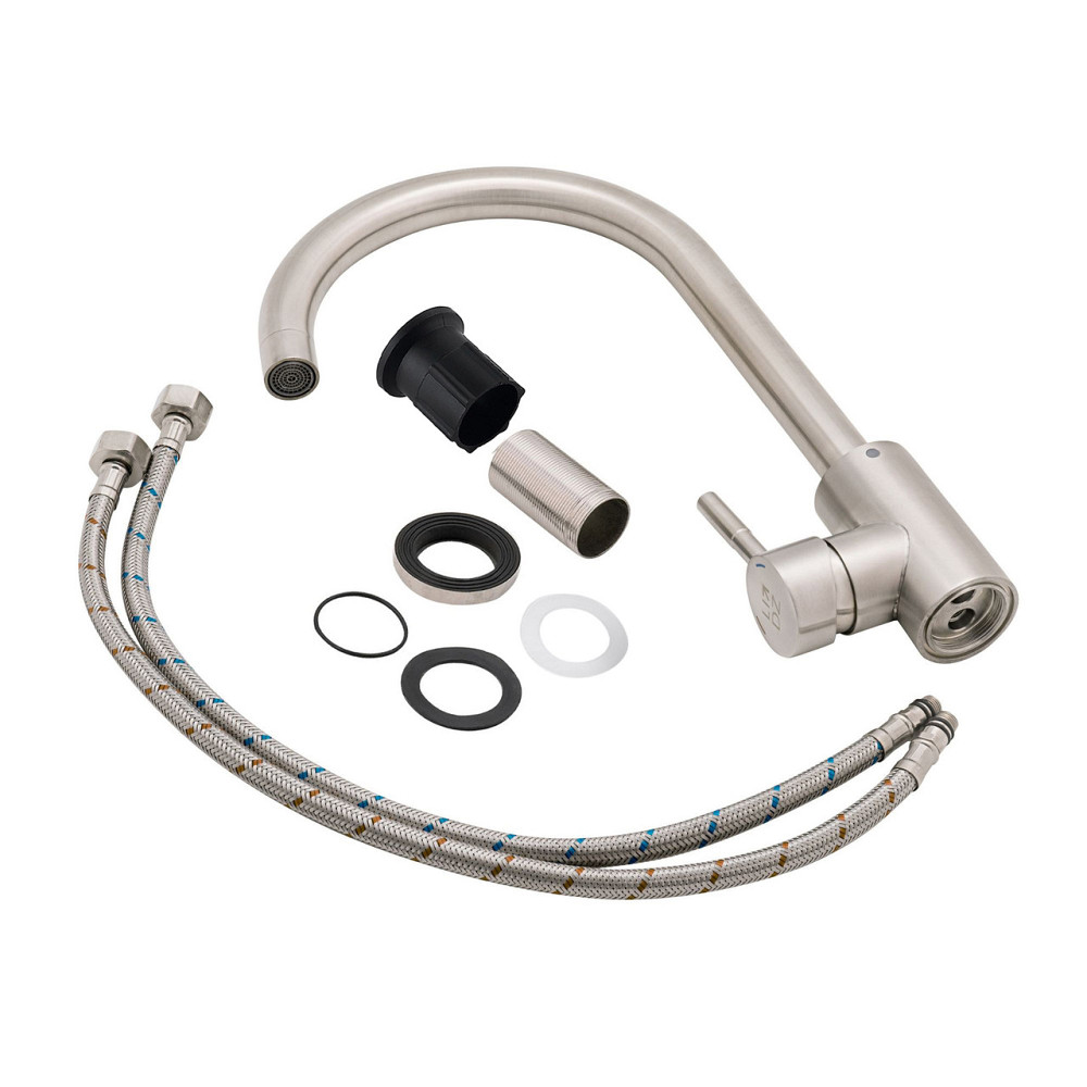 Змішувач для кухні Lidz Aria 015F (k35) LDARI015FNKS21689 Nickel Київ - фото 11